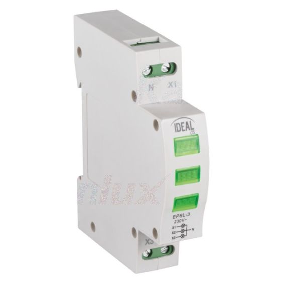 Indicatore di tensione per guida din KLI-3G Kanlux Indicatore di tensione per guida din KLI-3G Kanlux